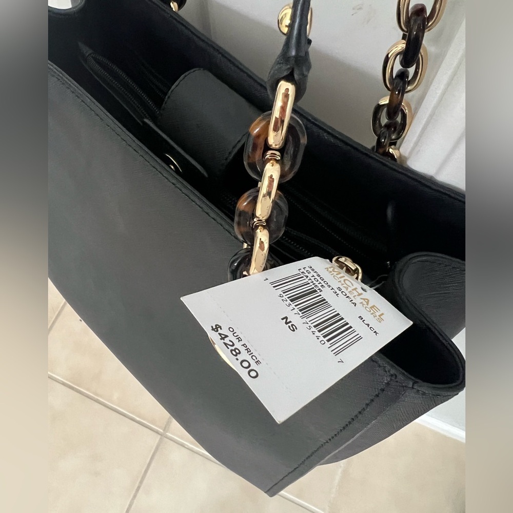 Black Michael Kors Sofia Tote bag - Picture 3 of 11